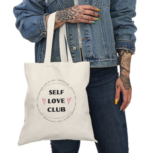 Self Love Club Natural Tote Bag
